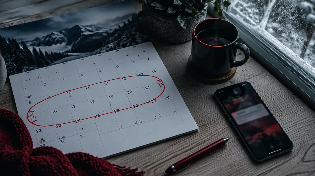 Calendar with a 60-day window circled for the IPTV money-back guarantee